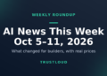 TrustLoud title graphic reading AI News This Week, October 5 to 11, 2026, with the subtitle what changed for builders, with real prices