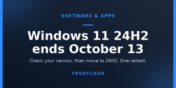 Windows 11 24H2 End of Support on October 13: What to Do Now